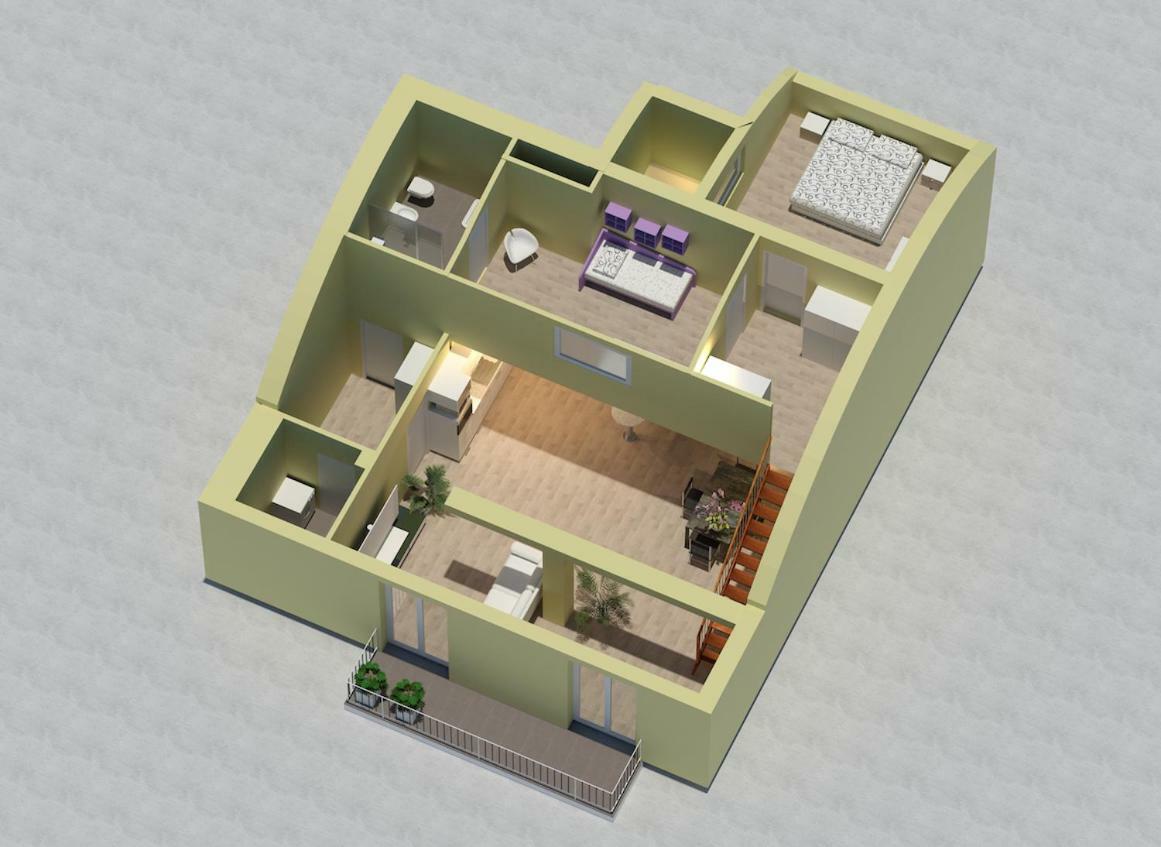 Attico Darsena Nuova Appartement Ravenna Buitenkant foto